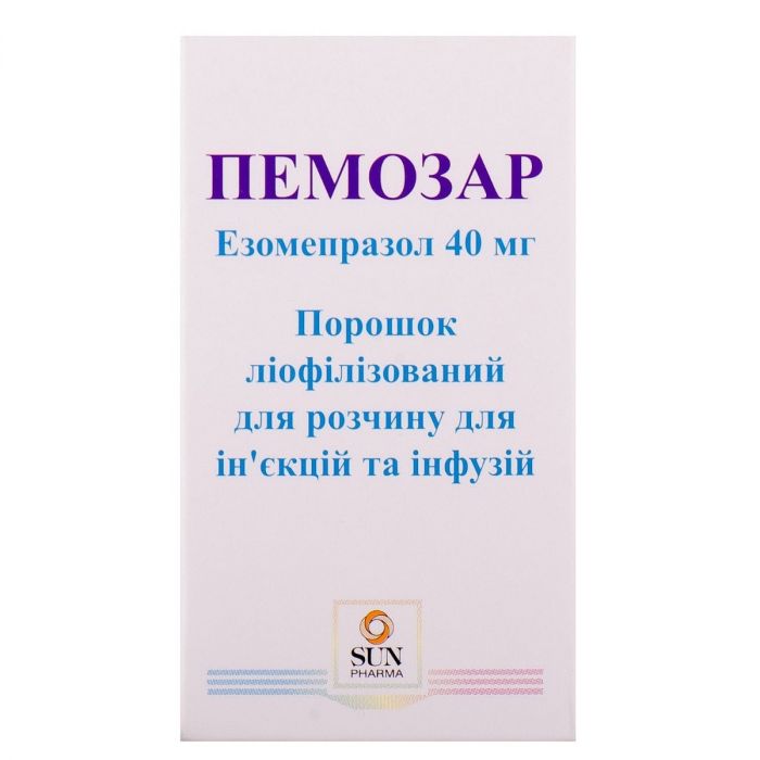 Пемозар ліофілізований порошок для розчину для ін'єкцій та інфузій 40 мг флакон №1 ADD