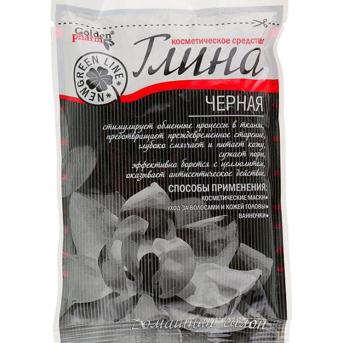 Глина косметична чорна 60 г - фото №1 Глина косметична чорна 60 г фото