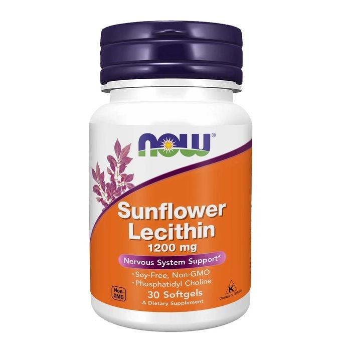 Now (Нау) Foods Sunflower Lecithin (Лецитин соняшниковий) 1200 мг капсули №30 недорого