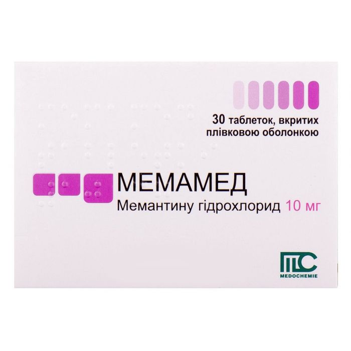 Мемамед 10 мг таблетки №30 фото