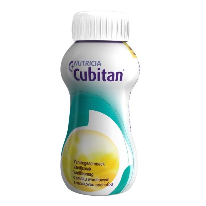 Продукт харчування для спеціальних медичних цілей: ентеральне харчування Cubitan (Кубітан) зі смаком ванілі 4х200 мл замовити