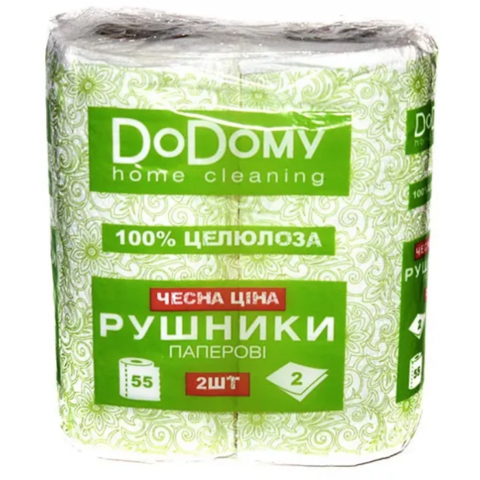 Рушники паперові DoDomy home cleaning №2 в аптеці