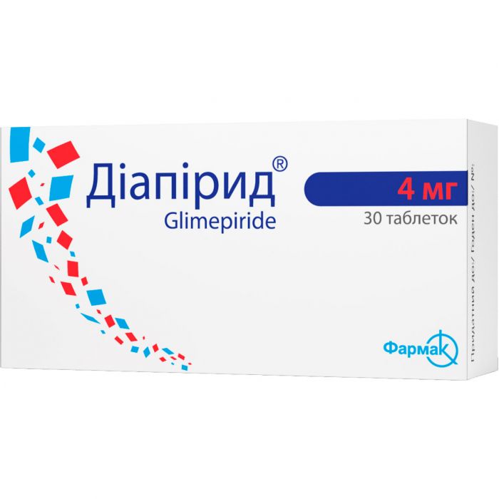 Діапірид 4 мг таблетки №30  недорого
