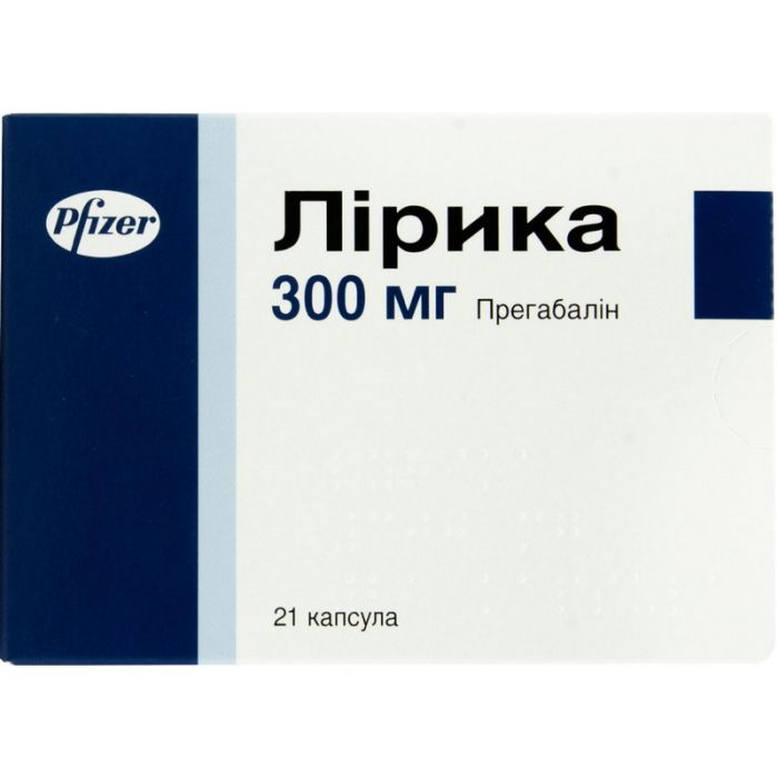 Лірика 300 мг капсули №21 в інтернет-аптеці