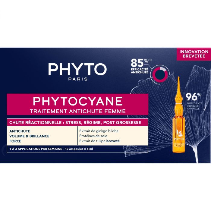 Засіб проти випадання волосся Phyto Phytocyane для жінок, 12 шт. х 5 мл в Україні