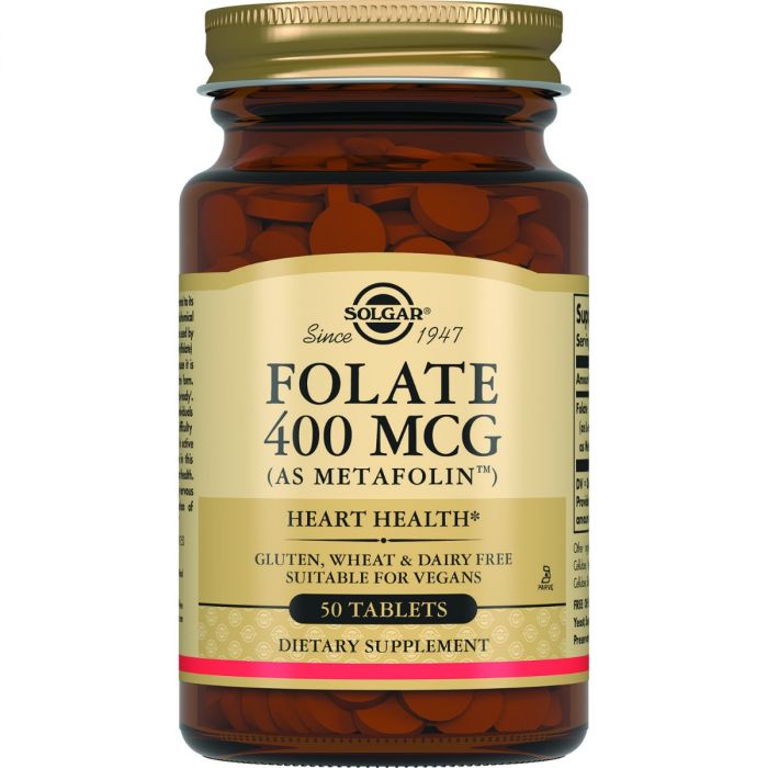 Solgar (Солгар) Folate Metafolin (Фолат Метафолін) 400 мкг таблетки №50 в аптеці
