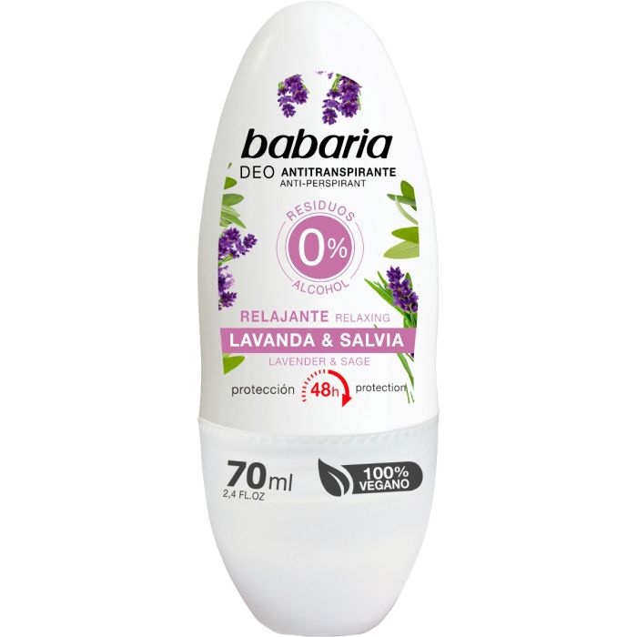 Дезодорант антиперспірант Babaria (Бабарія) лаванда та шавлія 70 мл - фото №1 Дезодорант антиперспірант Babaria (Бабарія) лаванда та шавлія 70 мл замовити