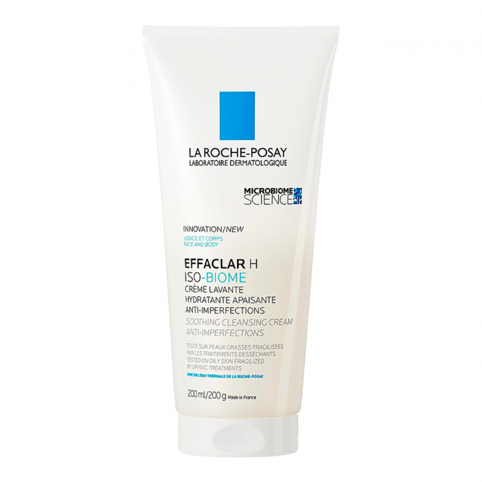 Крем-гель La Roche-Posay Effaclar очищуючий заспокійливий для зневодненої чутливої шкіри обличчя та тіла 200 мл фото