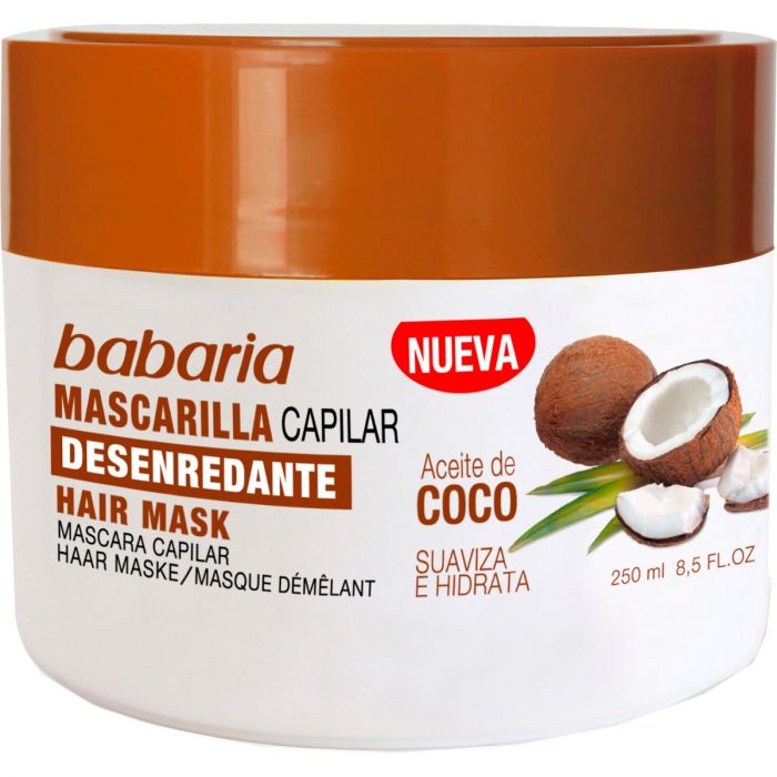 Маска Babaria (Бабарія) кокосова олія для волосся 250 мл ADD