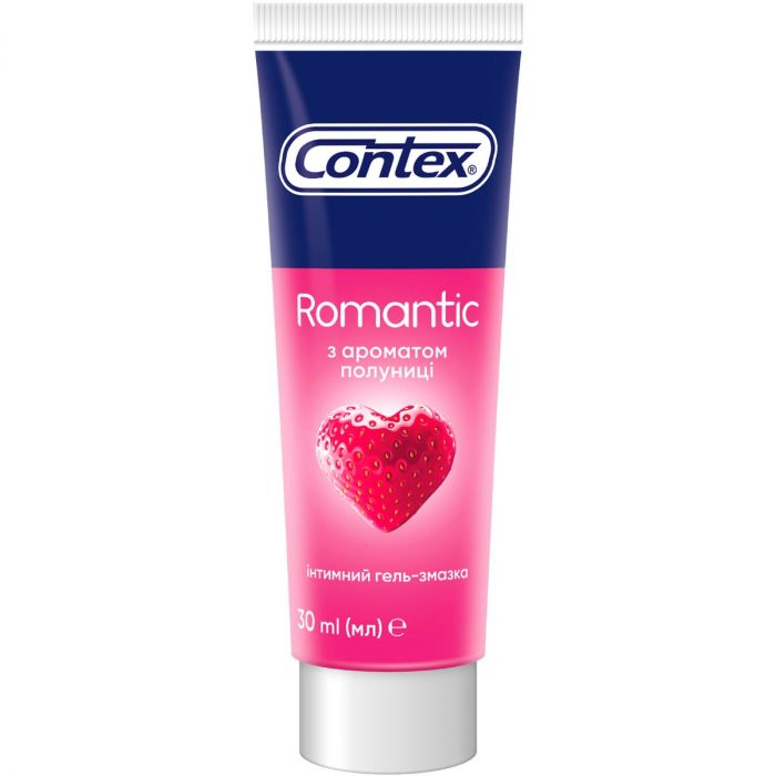 Гель-змазка Contex Romantic з ароматом полуниці, 30 мл ADD