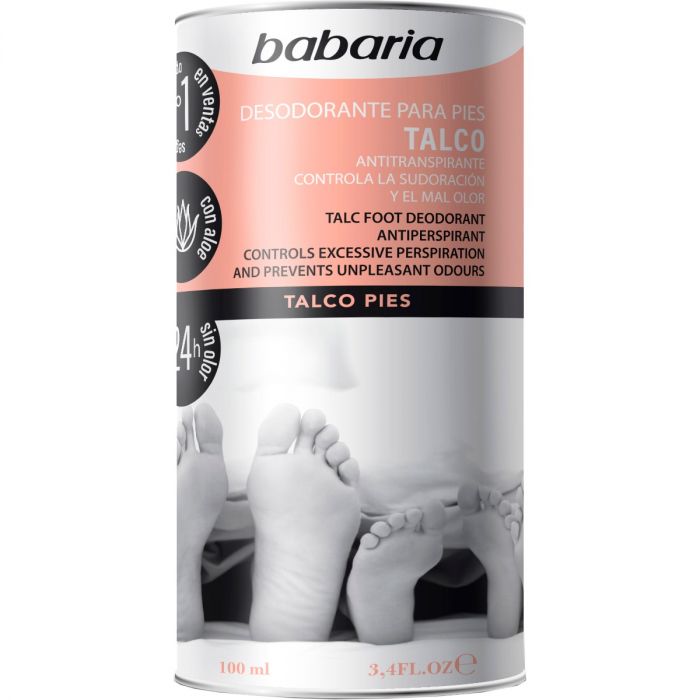 Дезодорант Babaria (Бабарія) алое вера для ніг з тальком 100 мл ADD
