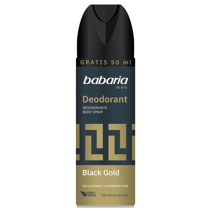 Дезодорант Babaria (Бабарія) чорне золото спрей для тіла 200 мл ціна
