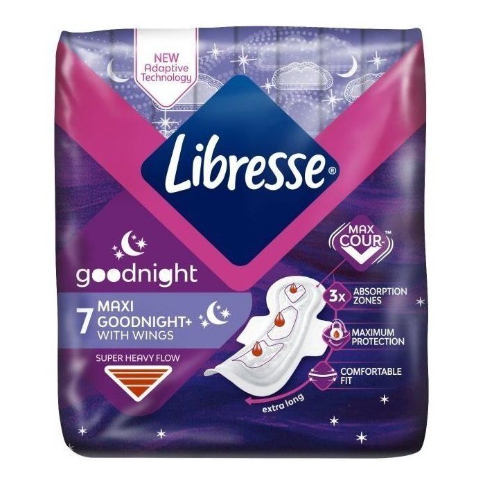 Прокладки гигиенические Libresse Goodnight Maxi №7 в аптеке