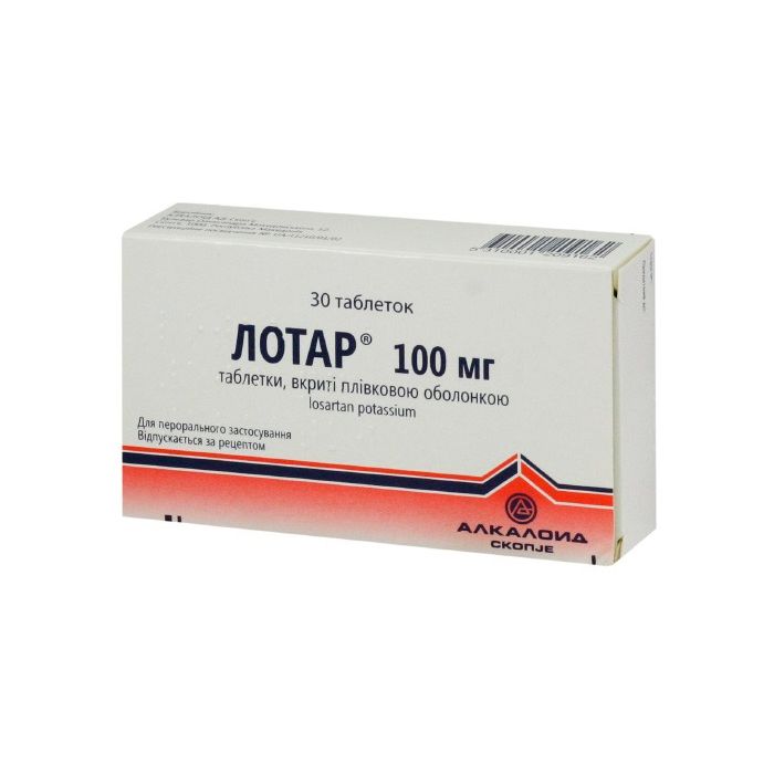 Лотар 100 мг таблетки №30 ADD