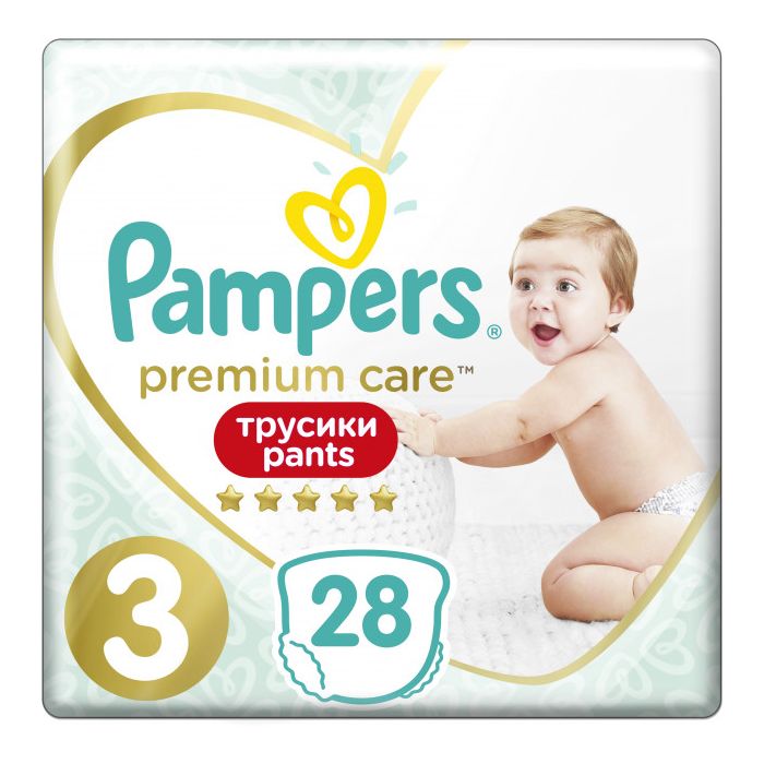 Подгузники-трусики Pampers Premium Care Pants 3 Midi (6-11 кг) №28  в аптеке