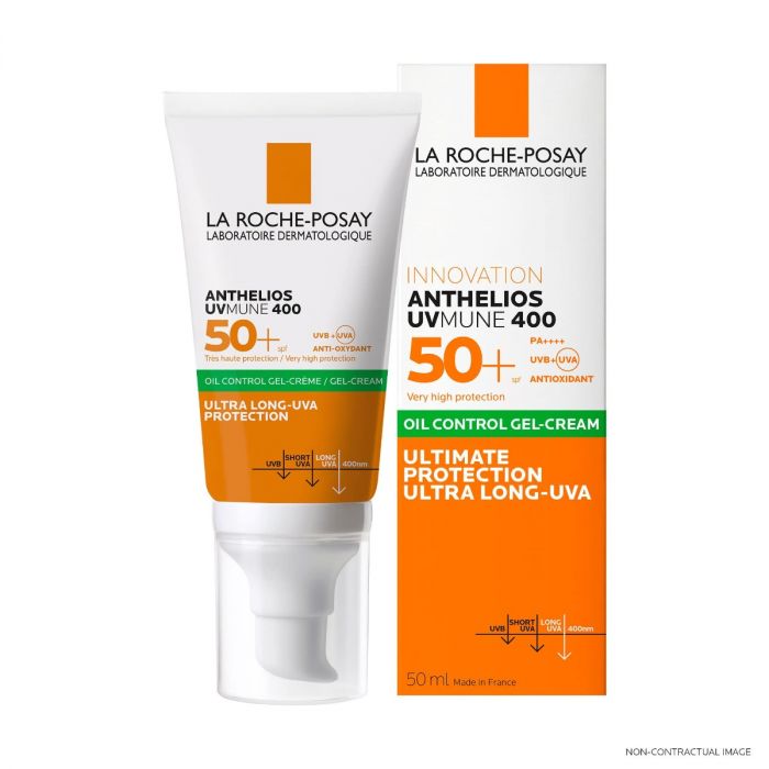 Гель-крем La Roche-Posay Anthelios XL сонцезахисний матуючий для обличчя SPF50 + 50 мл в аптеці