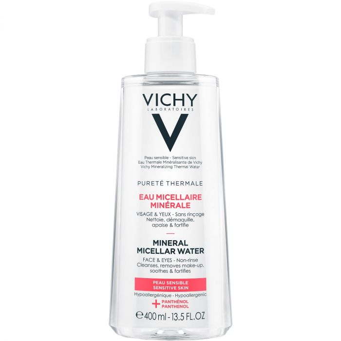 Міцелярна вода Vichy Purete Thermale для чутливої шкіри обличчя та очей, 400 мл фото