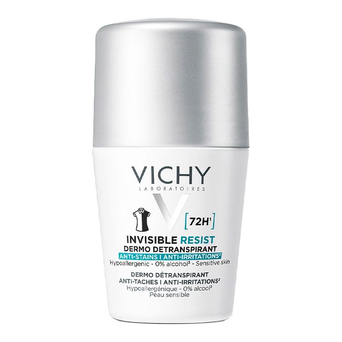 Дезодорант-антиперспірант кульковий Vichy Deo Invisible Resist 72 години захисту 50 мл фото