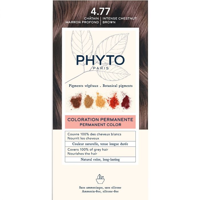 Крем-фарба для волосся Phytocolor Тон 4.77 (темний шатен каштановий) в аптеці