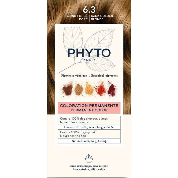 Крем-фарба для волосся Phytocolor Тон 6.3 (темно-русий золотистий) в Україні