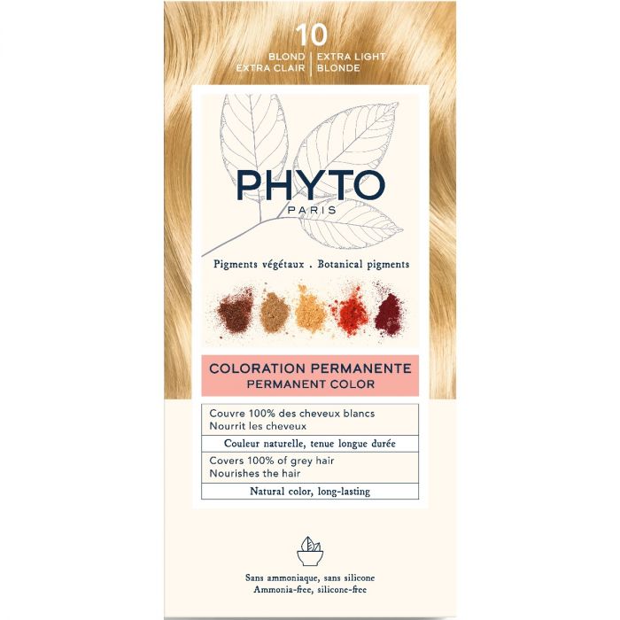 Крем-фарба для волосся Phytocolor Тон 10 (екстрасвітлий блондин) в аптеці