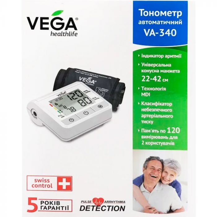 Тонометр VEGA-VA-340 (автомат) замовити