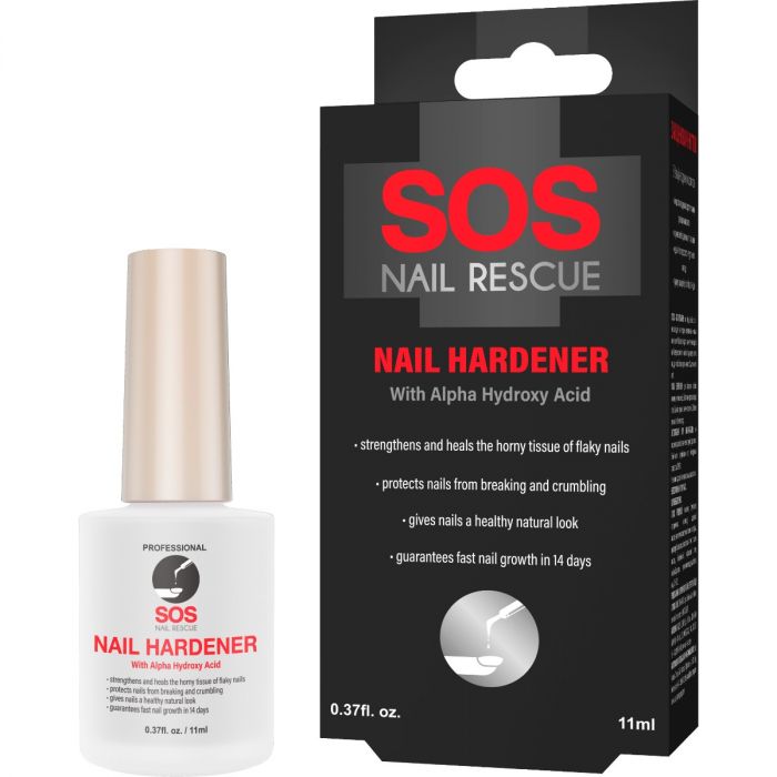 Укріплювач нігтів SOS Nail Rescue з альфа-гідроксикислотою, 11 мл фото