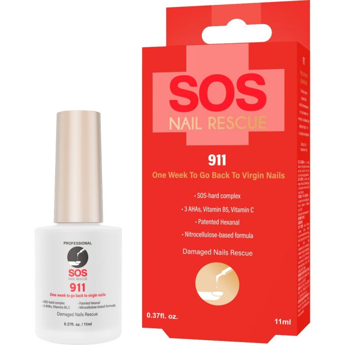 Засіб для повного відновлення нігтів SOS Nail Rescue 911 Тиждень для зламаних нігтів, 11 мл замовити