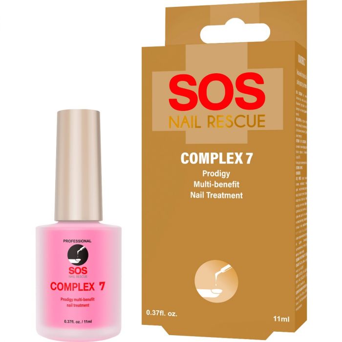 Багатоцільовий засіб для догляду за нігтями SOS Nail Rescue Комплекс 7, 11 мл ціна