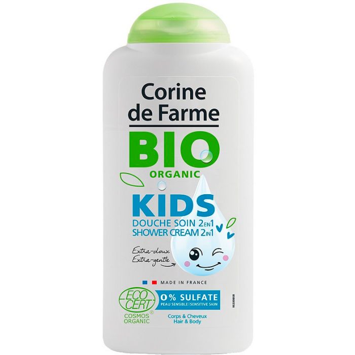 Гель-крем для душу Corine De Farme (Корін Де Фарм) 2в1 Дитячий органічний 300 мл  замовити