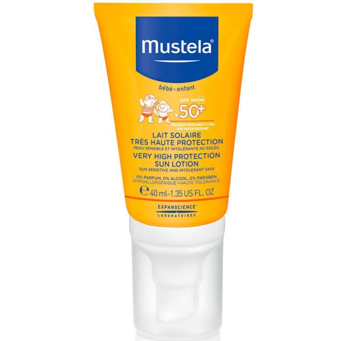 Лосьон Mustela сонцезахисний SPF+50 40 мл - фото №1 Лосьон Mustela сонцезахисний SPF+50 40 мл фото