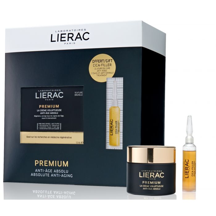 Набір Lierac Premium (Крем Premium 50 мл  + Cica-filler Сироватка 10 мл) в інтернет-аптеці