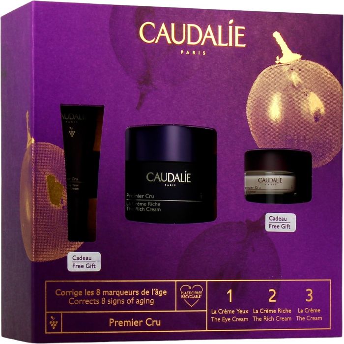 Набір Caudalie (Кодалі) Premier Cru Rich (Крем Rich 50 мл + Крем для очей 5 мл + Крем 15 мл) замовити