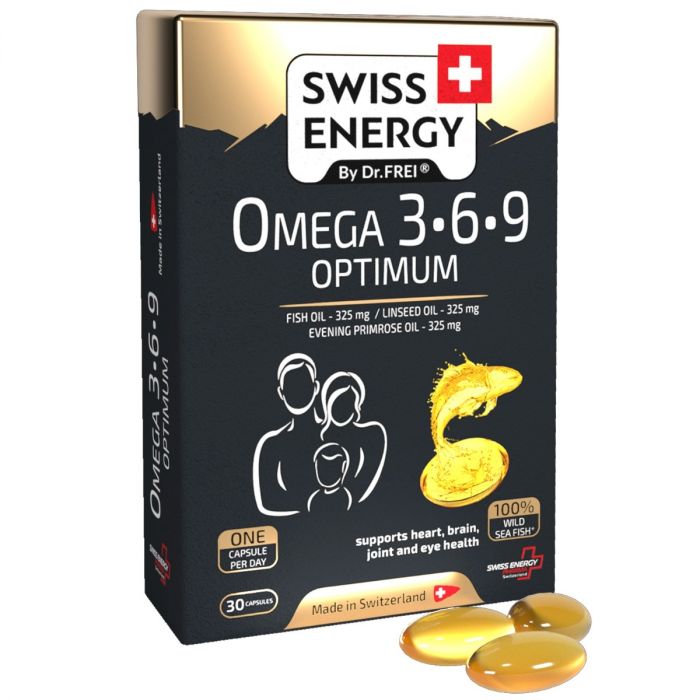 Swiss Energy (Свісс Енерджі) Omega 3-6-9 Optimum капсули №30 в Україні