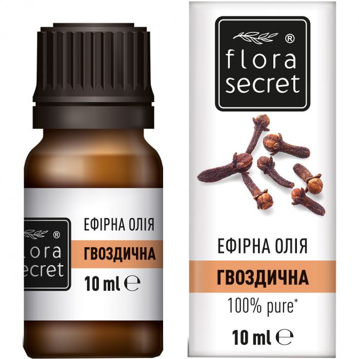 Масло эфирное Flora Secret гвоздики, 10 мл - фото №1 Масло эфирное Flora Secret гвоздики, 10 мл ADD