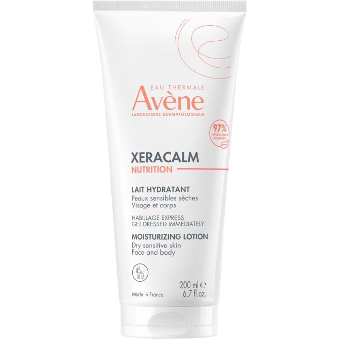 Молочко Avene (Авен) XeraCalm Nutrition для живлення сухої та дуже сухої чутливої шкіри обличчя та тіла 200 мл в аптеці