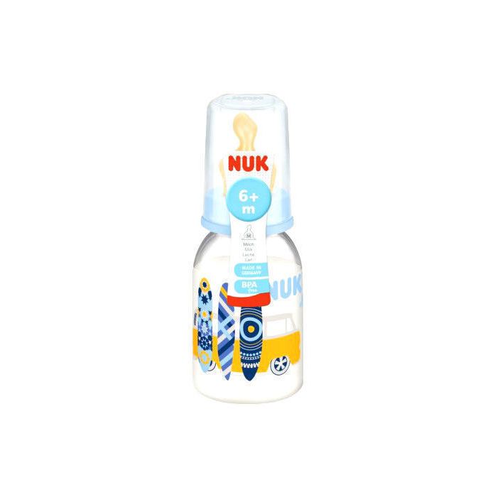 Пляшечка NUK Classic з поліпропілену з соскою з латексу розмір 1 110 мл  ціна