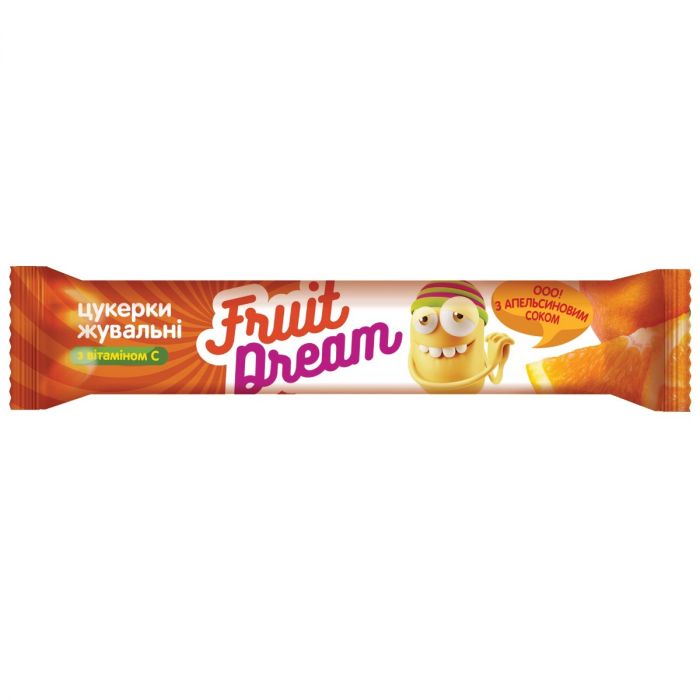 Конфеты жевательные Fruit Dream с апельсиновым соком + витамин С цена