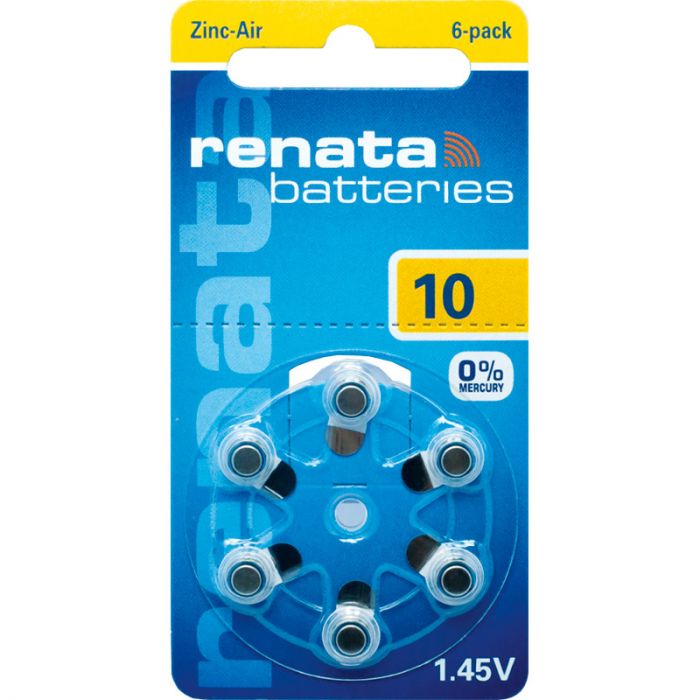 Батарейки Renata 10, 6 шт. в аптеці