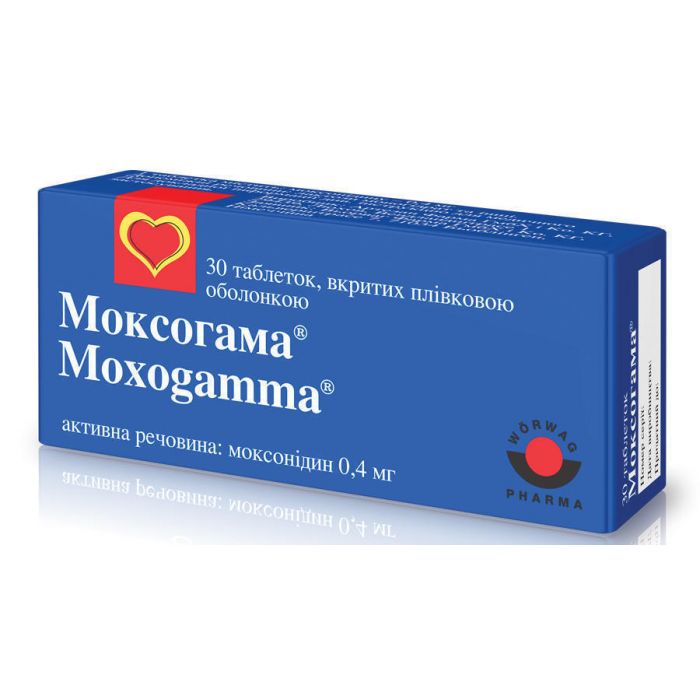 Моксогамма 0,4 мг таблетки №30 ADD