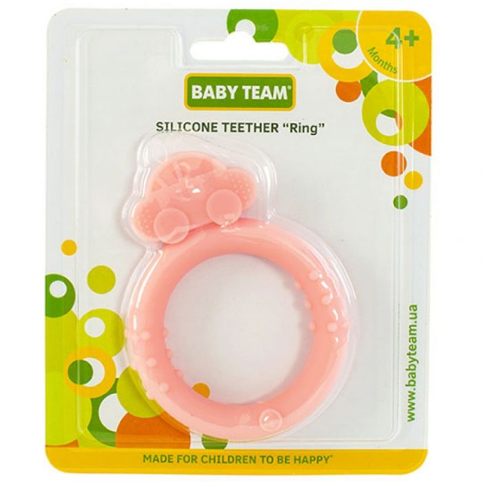 Прорізувач Baby Team (Бебі Тім) для зубів силіконовий 
