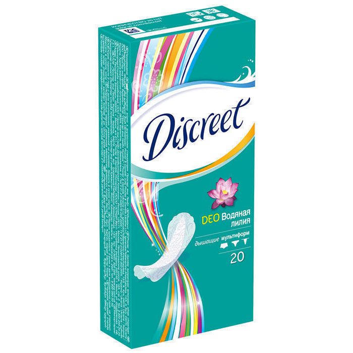 Прокладки Alldays Discreet Deo Water Lily 20 шт (щоденні)  в аптеці