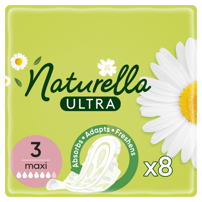 Прокладки Naturella Camomile Ultra Maxi №8  ціна