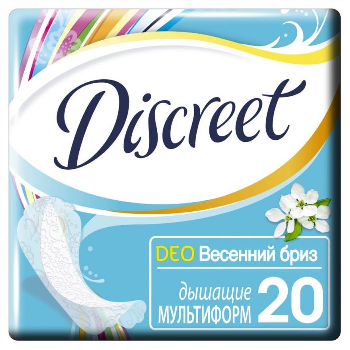 Прокладки Alldays Discreet Deo Spring Breeze 20 шт (щоденні)  в аптеці