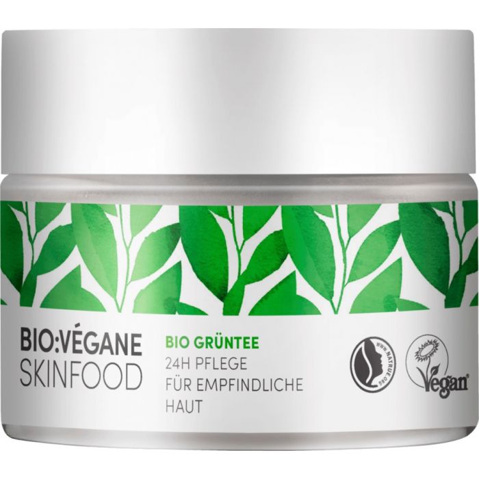 Крем Bio:Vegane (Біо Веган) догляд 24 години Органічний зелений чай для чутливої шкіри обличчя 50 мл ADD