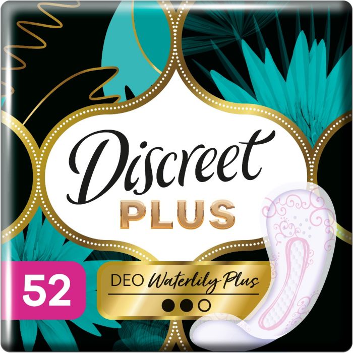 Прокладки Alldays Discreet Deo Water Lily Plus 52 шт (щоденні)  в інтернет-аптеці