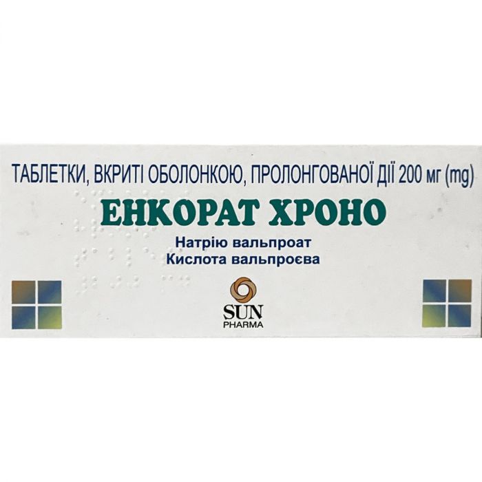 Енкорат Хроно 200 мг таблетки №30 в інтернет-аптеці
