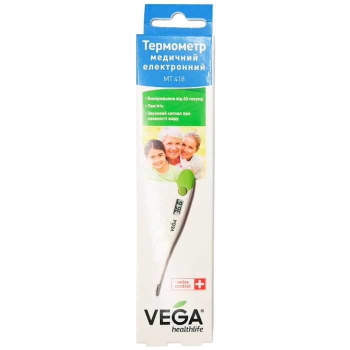 Термометр Vega электронный медицинский МТ 418 (простой) в аптеке