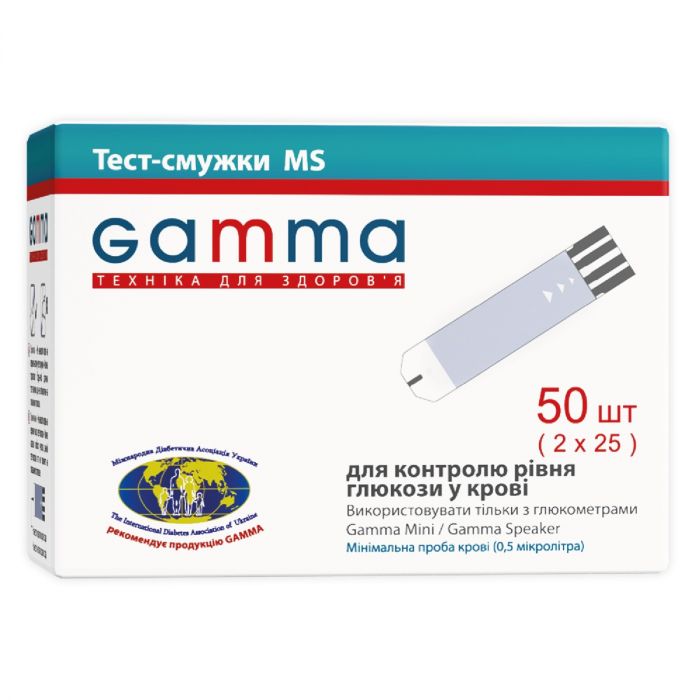 Тест-смужки Gamma MS №50 недорого
