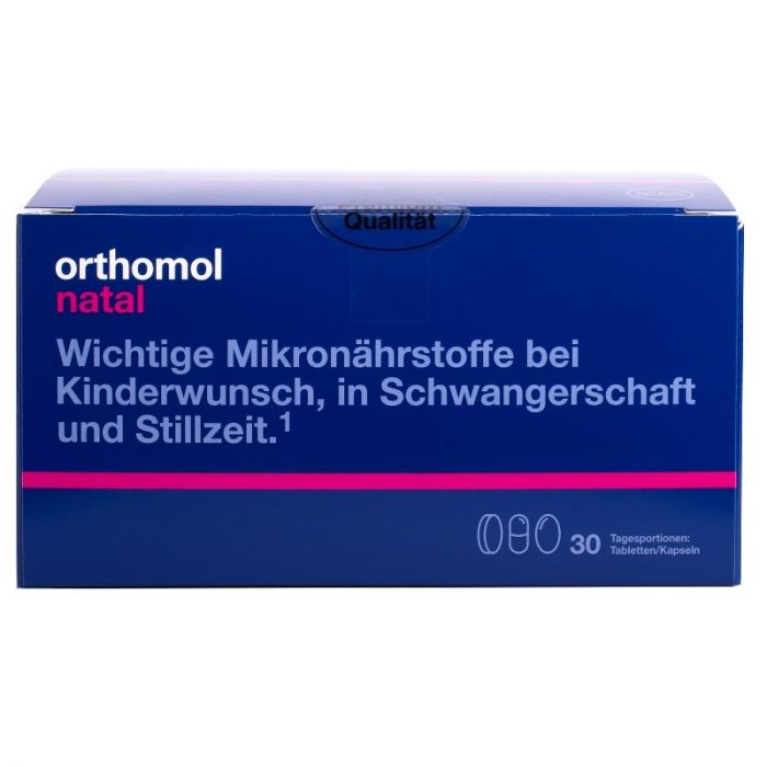 Orthomol (Ортомол) Natal (витамины для мамы и малыша) 30 дней капсулы №30 недорого